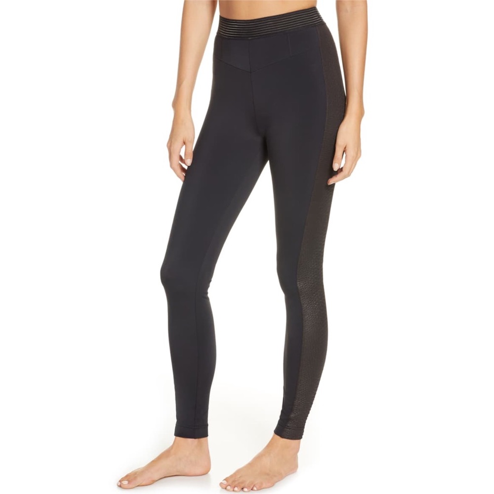 BLANC NOIR City Training Leggings in Black Size S